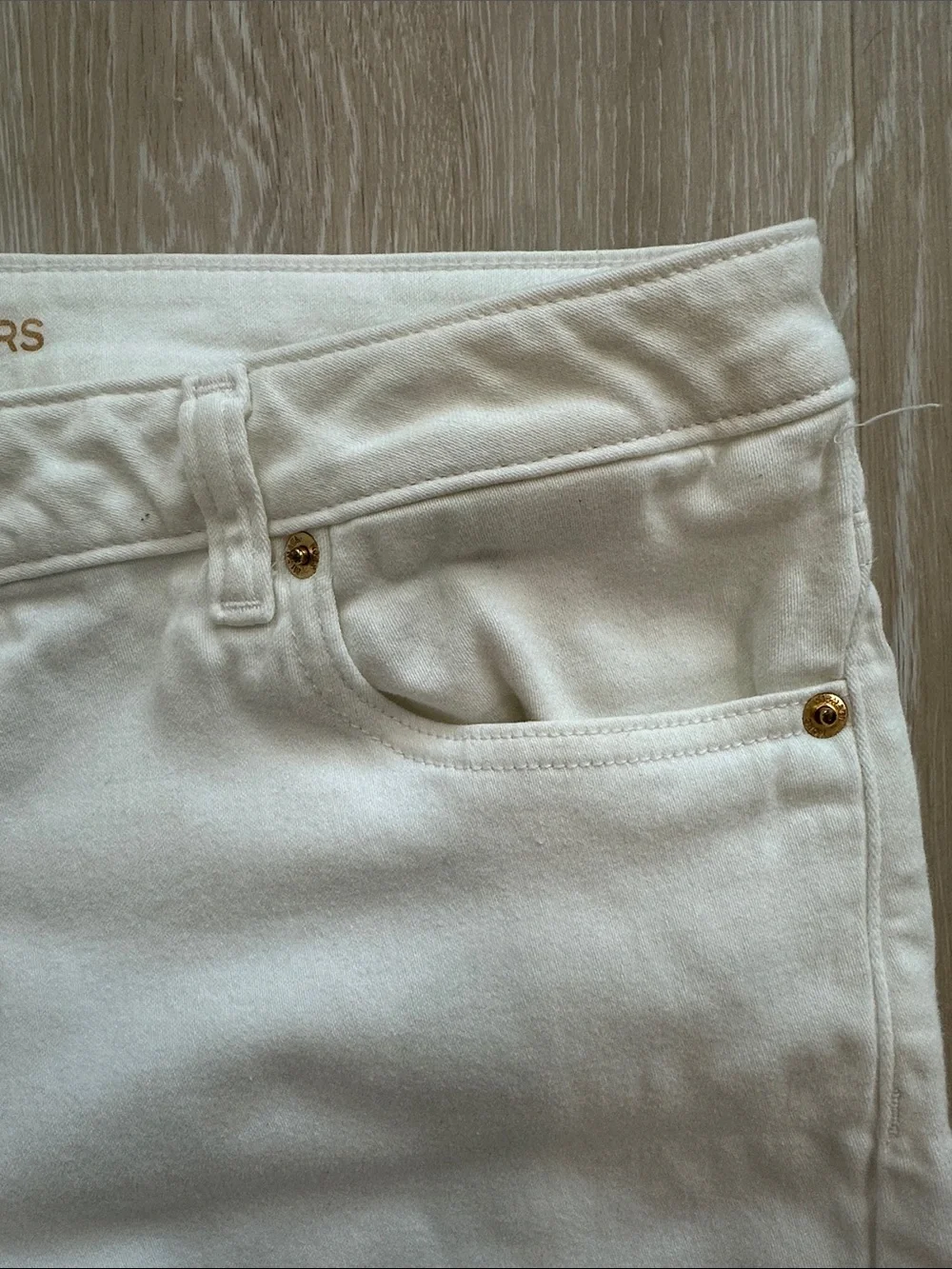 Michael Kors 10 White Skinny Jeans - Slim Stretch Denim
